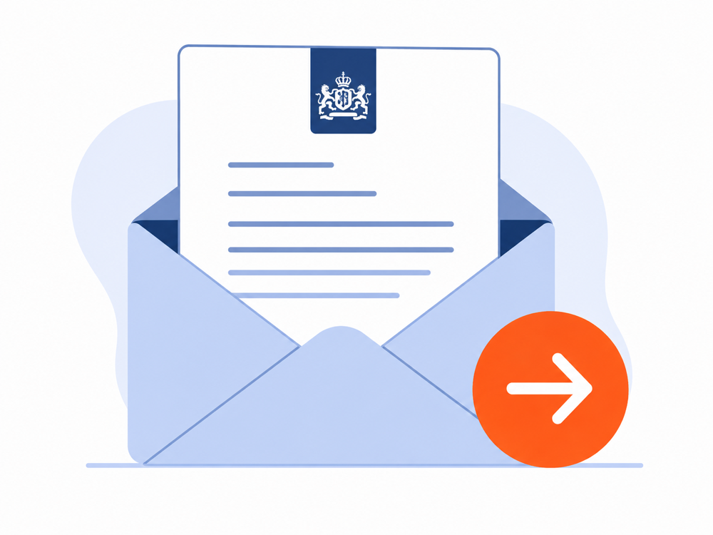 Brief van de Belastingdienst die wij samen met u beoordelen